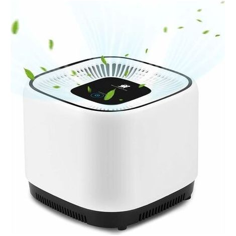 Purificador de aire con filtro HEPA verdadero, 20 m³, 99,97 % de eficacia de filtración contra olores, polvo, polen y humo, funciones de esterilización (purificador de aire). (1/4)