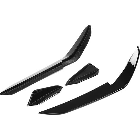 Aerodynamischer Frontstoßstangensatz mit Canard-Finnen, Ersatzteil für MK7.5 R (2017–2020), Autotuning, glänzend schwarz (1/5)