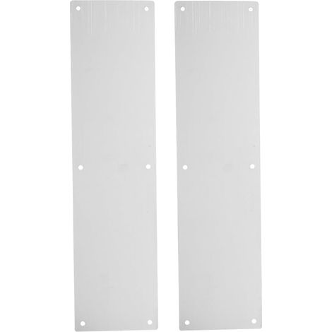 Plaque Inox Plaques De Porte En Acier Inoxydable Protection Renfort Bas De Coup De Pied De MéTalliques Avec Vis Metal Pour Usage IntéRieur Et ExtéRieur (1/5)