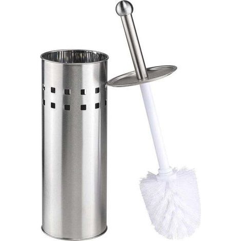 Brosse WC et Supports, Balayette WC en Acier Inoxydable 304, Brosse Toilette Salle de Bain WC (1/4)