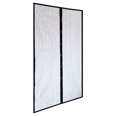 ZANZARIERA MAGNETICA RIDUCIBILE 140x250 cm - Nera (1/4)