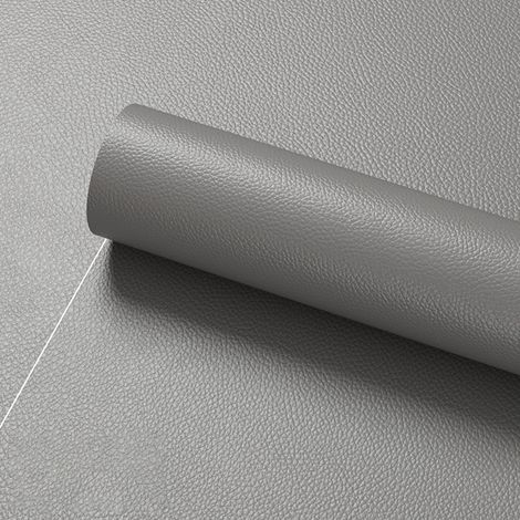 CCYKXA Leather repair patch, 40 x 200 cm, large self-adhesive vinyl patch kit for sofas, furniture, car seats (grey)