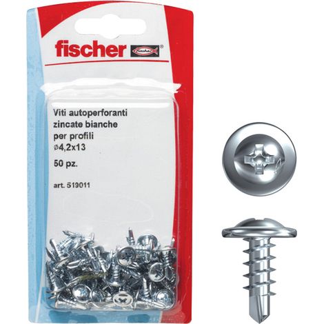 Viti in acciaio per cartongesso Fischer fps - fpb 4,2 x 13 - 50 pz (1/2)