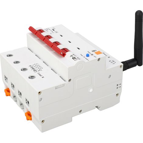 Disjoncteur WiFi 4P Protection Différentielle 63A Commande à Distance Compteur Énergie AC400V 50/60Hz Interrupteur Télémétrie (1/5)