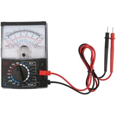 Aiguille electricien digital multimeter- Instrument d'essai de résistance de tension en courant alternatif en courant alternatif à pointeur analogique numérique (1/5)
