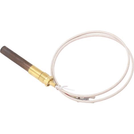 Replacement thermopile generators resistant to temperatures up to 750°C for use on gas stoves, water heaters, and deep fryers. 61 cm (24 inch) thermocouple