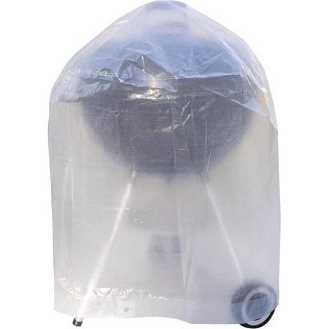 Housse de Protection BBQ Rond 70 cm - 90g - D.70xH75cm - Résistante aux Intempéries - D-Work
