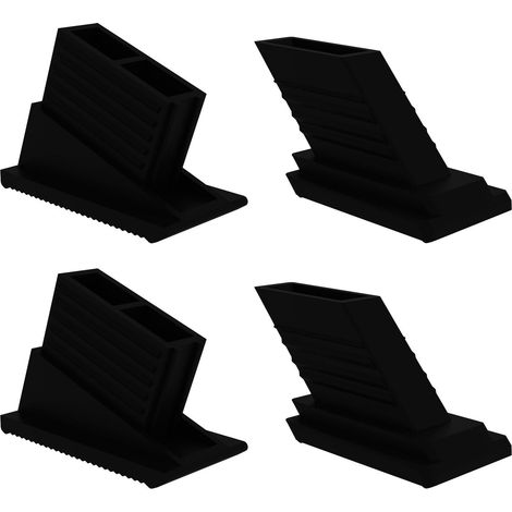 Günzburger Steigtechnik 4x Patins intérieurs pour escaliers pliants en aluminium - 019245 (1/2)