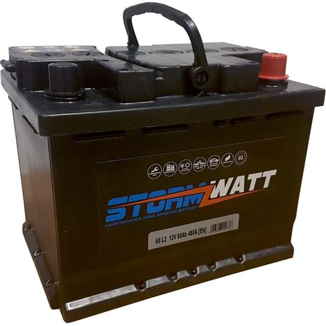 Batteria autocarro e trattori 120Ah 12V 760A polo positivo destro piedini (1/2)
