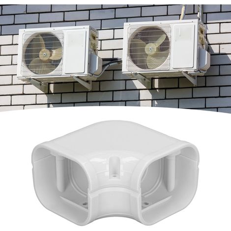 Codo plano de PVC de 90 grados para mini aires acondicionados de 1-2 caballos de fuerza. (1/5)