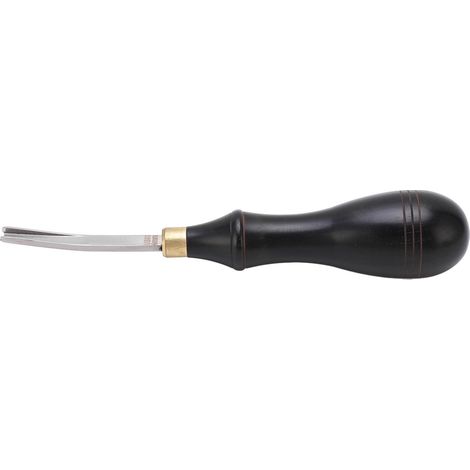 Biseau pour cuir 4mm en acier allié, manche bois de santal, traitement thermique haute dureté, parage portable, outil de coupe bordure cuir, lot de 4mm (1/5)
