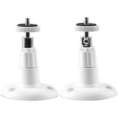 68x95mm Paquet de 2 Fixation Murale caméra de sécurité intérieure/extérieure, Support de Plafond réglable pour (1/5)