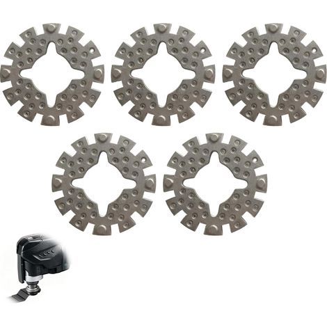 5 Pezzi Adattatore Lama per Sega Oscillante 25,1 x 3,1 mm, Adattatore Robusto e Durevole per Sega Oscillante, Facile da Usare, Compatibile con Vari Utensili Elettrici (1/5)
