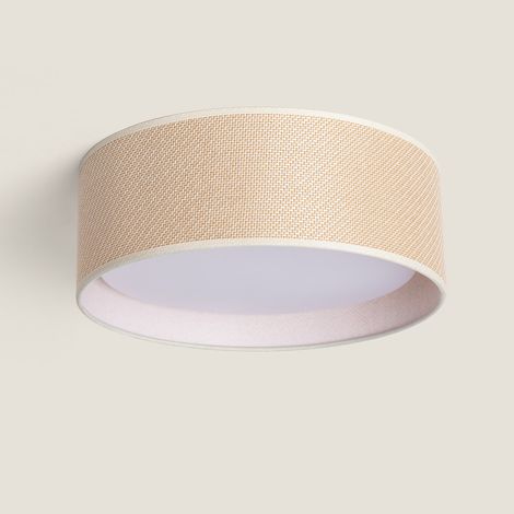 Plafoniera Circolare Rattan Ø360 Rufus Naturale