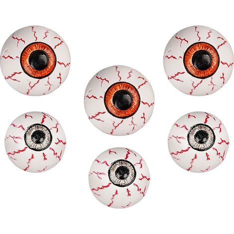 La Décoration Yeux Halloween Accessoires Horreur Résine Trick or Treat Faux Yeux Décoration Halloween Pour Pot De Fleurs D'Intérieur, Bureau, Table, Plateau De (1/5)