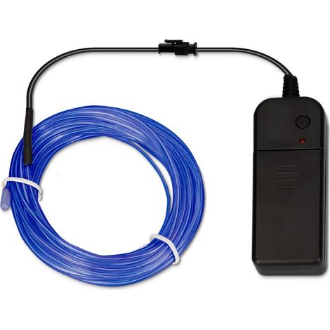 TIRA LED NEON AZUL A PILAS (1/5)