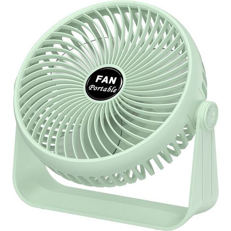 Ventilateur De Bureau USB - 15 2 Cm - 3 Vitesses - Rotation 360° - Fonctionnement Silencieux - Pour Bureau Maison Bureau Étudiant (1/5)