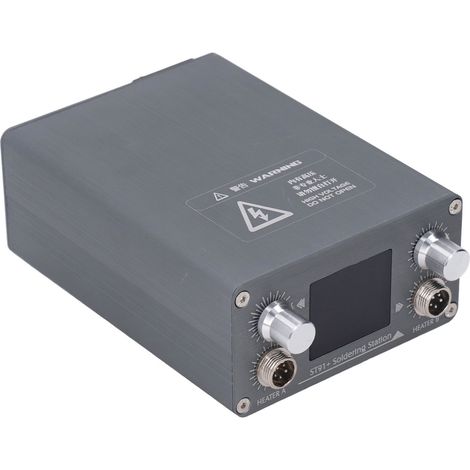 Station de soudage intelligente avec écran LCD à double canal, station de soudage à température constante, AC110-240V, prise standard européenne. (1/5)