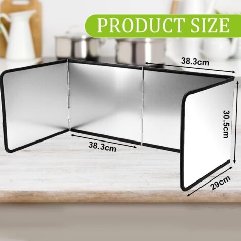 CSPone Protection anti-éclaboussures pour four pliable Cuisine 40 cm de hauteur Plaque de protection de cuisine pliable Protection anti-éclaboussures pour four Protection contre les éclaboussures de CSPone Protection anti-éclaboussures pour four pliable Cuisine 40 cm de hauteur Plaque de protection de cuisine pliable Protection anti-éclaboussures pour four Protection contre les éclaboussures de
