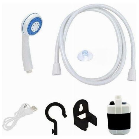 Douche Portable Avec Piles Rechargeables Pour Camps De Bateau Avec Pompe électrique (1/5)