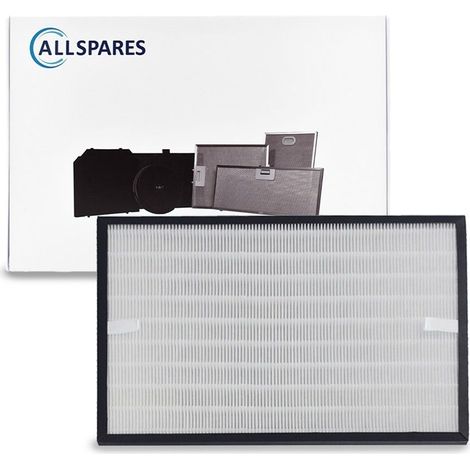 Set di filtri AllSpares per purificatori d'aria DeLonghi AC230 (370x265x30mm)