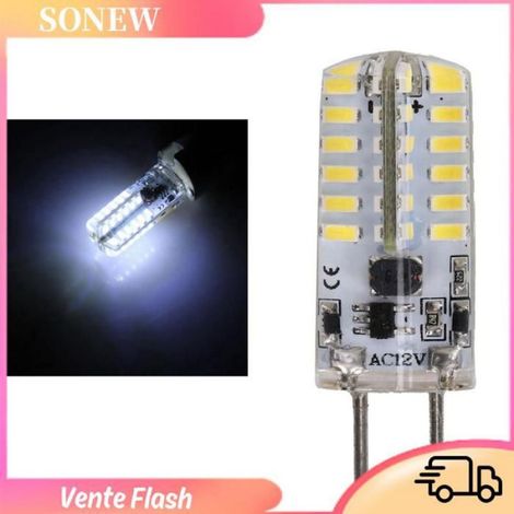 Ampoule GY6.35 - 48 LED - 3 W - 300 LM - Tension AC 12 V - Pour Lustres Et Plafonniers - 1 Pièce (1/5)