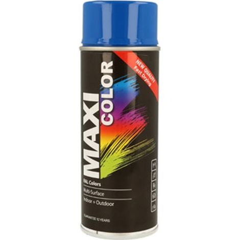 Pintura spray maxi color brillo 400 ml ral 5005 azul señales