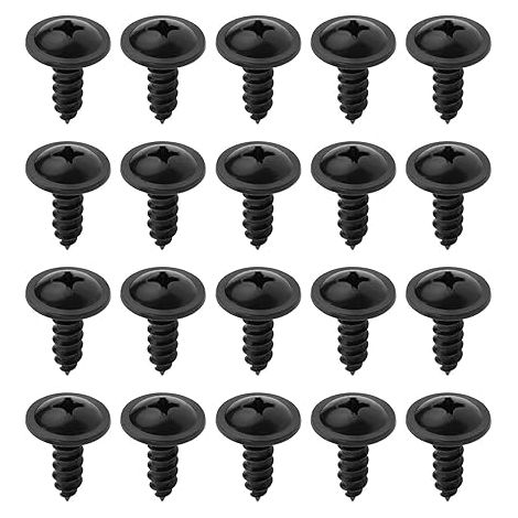 24mm X 6mm Autotaraudeuses Croisées Pare-Chocs M6 Fixes Vis Garde-Boue de Carrosserie Voiture Fixation à Rivets Métal pour Ailes Passages Roues Pare-Chocs (1/5)