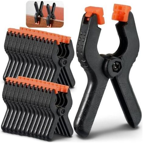 Pince à Ressort, Pinces Clips, Nylon Photo Pince de Serrage Serre-joints pour Travaux du Bois et Studio de Photographie, Création ou Utilisation à Domicile (25 Pcs-2 Pouces) (1/5)