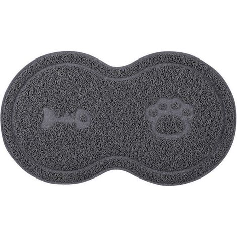 Tapis d'alimentation en silicone pour chat, tapis imperméable et antidérapant pour gamelle pour chien et chat, set de table T (1/4)