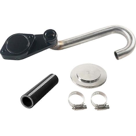 Kit de suppression EGR compatible avec les moteurs 6.0L 2003-2007, pièces de modification automobile, kit de coupure, argent et noir. (1/5)