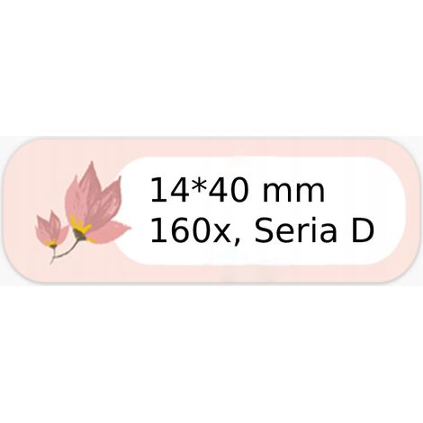 Etichette autoadesive NIIMBOT serie D 14 x 40 mm PLANTS2 (1/5)