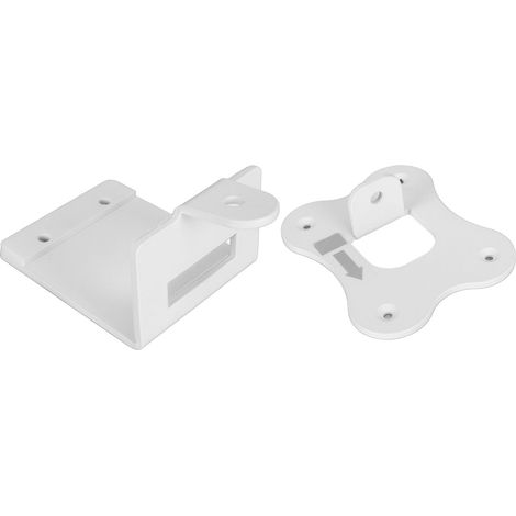 Support mural pour enceinte sans fil Sonos Era 300, en métal épais, stable et peu encombrant (blanc). (1/5)