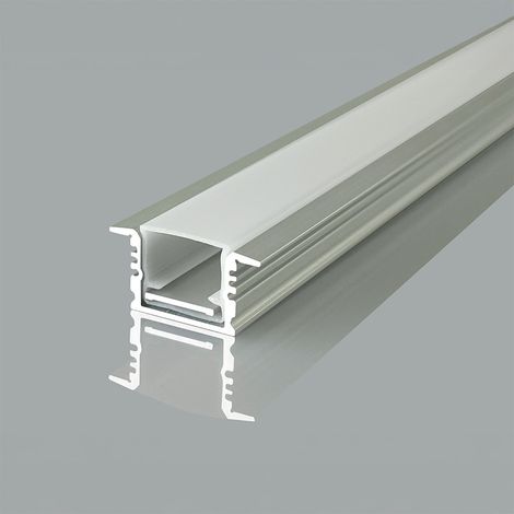 MOUNTING KIT WITH DIFFUSER FOR LED STRIP-FLOOR PROFILE RECESSED 10001714mm (1/2)