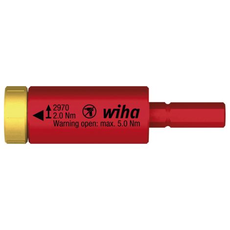 Wiha Adattatore dinamometrico easyTorque electric per supporti slimBit e slimVario® in blister 2.0 Nm (41342)