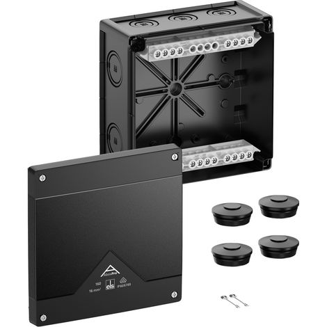 Spelsberg Boîte de dérivation, indice de protection IP66/IP67/IP69, max. 16², résistance aux chocs IK09, classe de protection II, Ui 690V AC, Ui 690V DC, DLG, DNV, VDE, sans halogène, 41602001