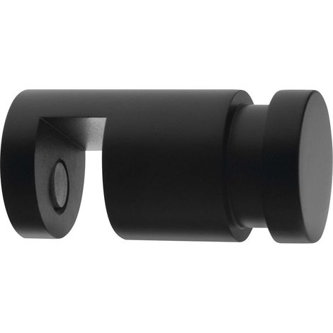 Sapho Accesorios - Gancho para mámpara de ducha, negro mate 1301-08B (1/3)