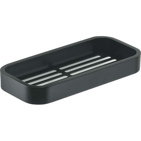 Sapho Gedy Smart - Estante de ducha 24x3x11 cm, negro mate 321814