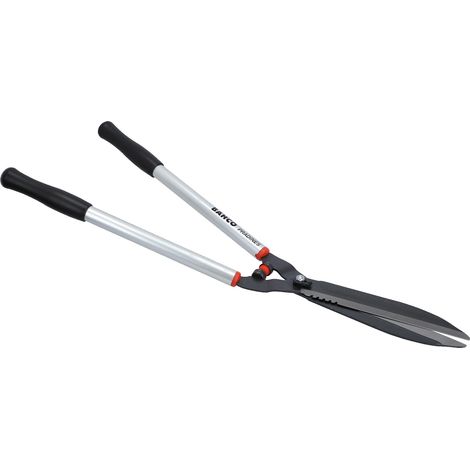 1 Cisaille à haies professionnelle, Lames trempées, Manches longs 730mm, Jardinage