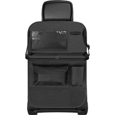 Organisateur Voiture Universel Protection Siège avec Plateau et Pochette Transparente, Plusieurs Poches Multifonction pour Enfant (1/5)