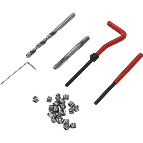 Kit Réparation Filetage M6x1 0mm - Outil de Remplacement pour Filets Endommagés - 25 Pièces (1/5)