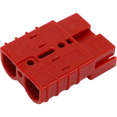 Connecteur d'alimentation 50 A 600 V SB50A, accessoire de sertissage avec 2 bornes pour batterie rouge (1/5)