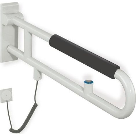 Rail support articulé version SERIE 801 Bouton de chasse. avec mousse 700mm corail
