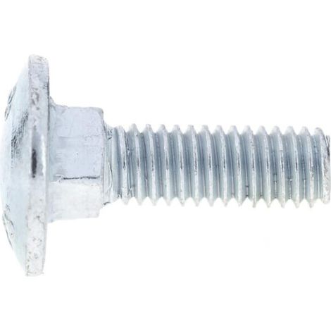 Vite a testa tonda con quadro sottotesta zincata M6x20 8.8 UNIVERSALE 60362088