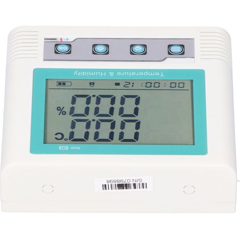Enregistreur de données de température et d'humidité USB intégré, écran LCD, capteur DC 5V (données de groupe 208W) (1/5)