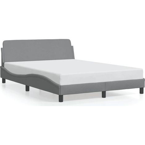 Maison Exclusive - Giroletto Dover Grigio Chiaro 140x190 cm Tessuto (1/5)