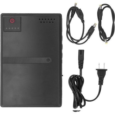 Alimentation sans coupure (UPS) CC 10400 mAh avec USB 5V 9V 12V PoE 15V PoE 24V pour caméra et routeur