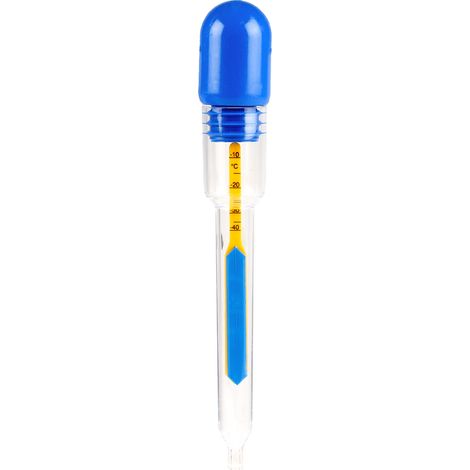 HEYNER® Frostschutzprüfer für Kühlflüssigkeit – Made in Germany, Kunststoff-Hydrometer, Messbereich bis –40 °C, mit Temperaturkompensation