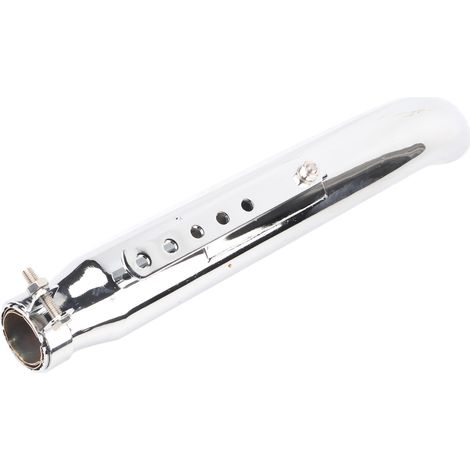 Silencieux de galvanoplastie rétro de tuyau d'échappement de moto universel avec réducteur de 35/39/43mm.