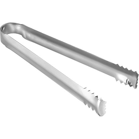 Pince à glaçons, petite pince en acier inoxydable à dents pointues pour seau à glace, glaçons, sucre, bar à café et service de nourriture (1/5)